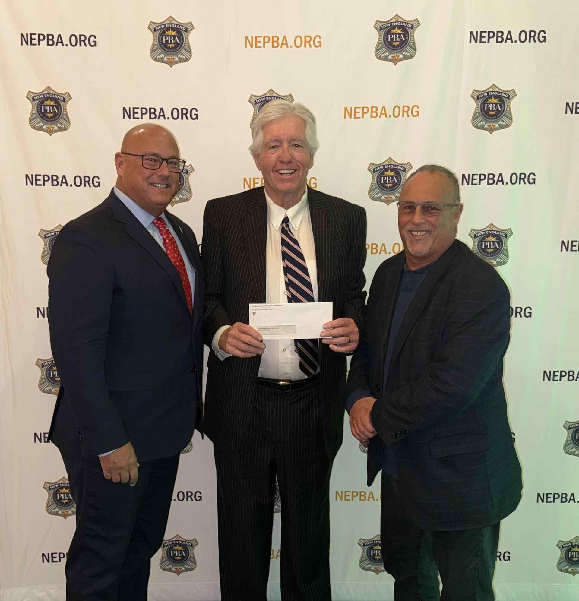 Peter Smyth at the New England Police Benevolent Association Annual Awards and Holiday Dinner